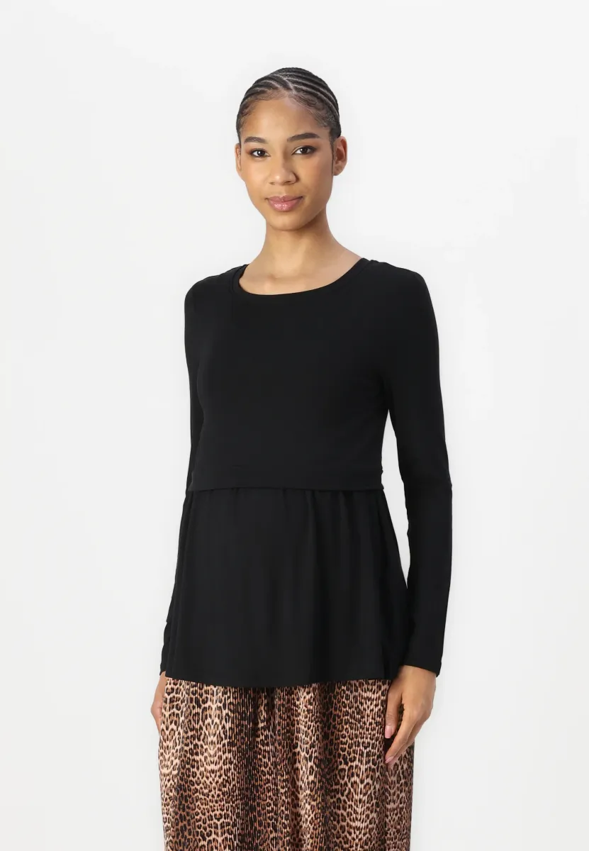 Langarmshirt - black