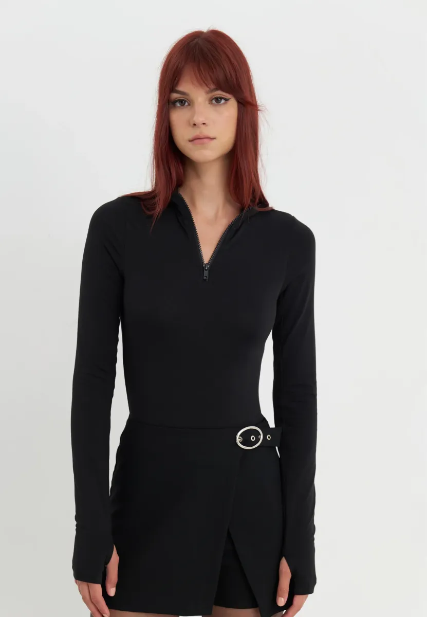 Langarmshirt - black