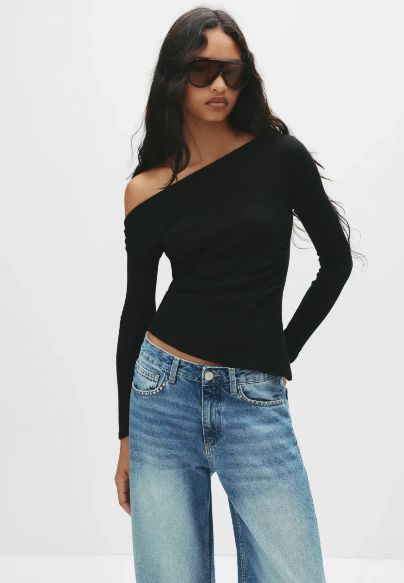 Langarmshirt - black