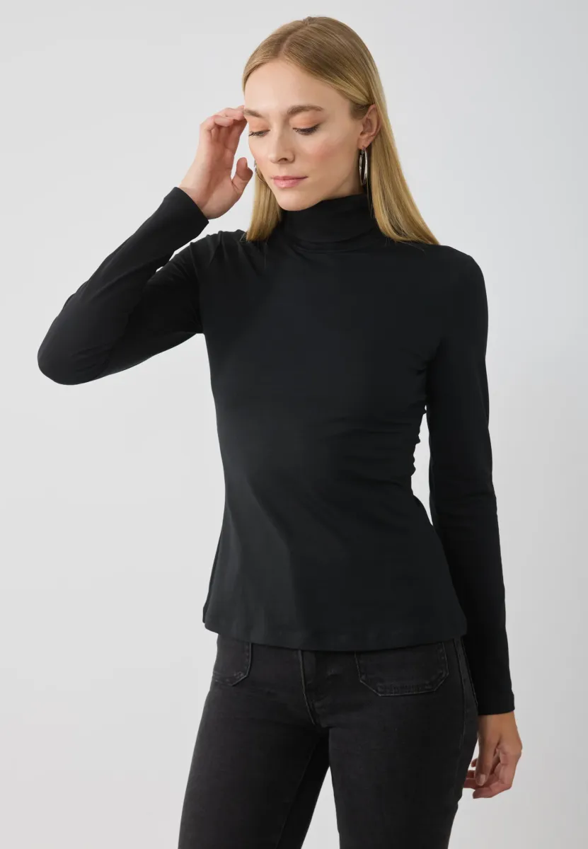 Langarmshirt - black