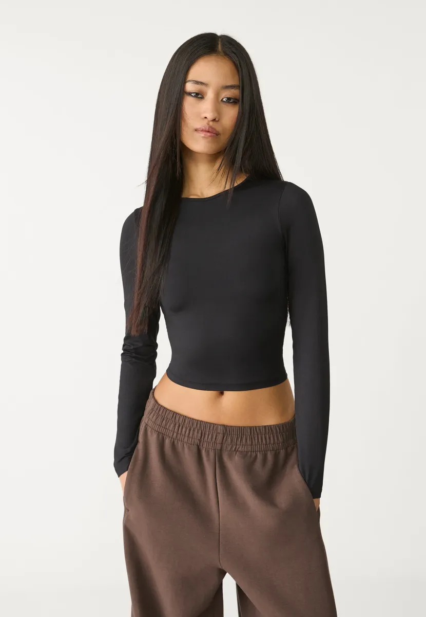 Langarmshirt - black