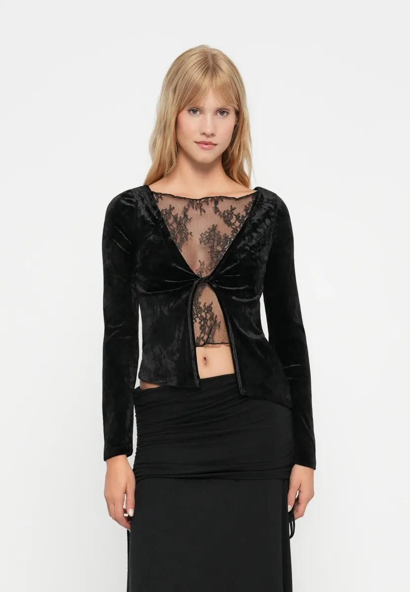 Langarmshirt - black