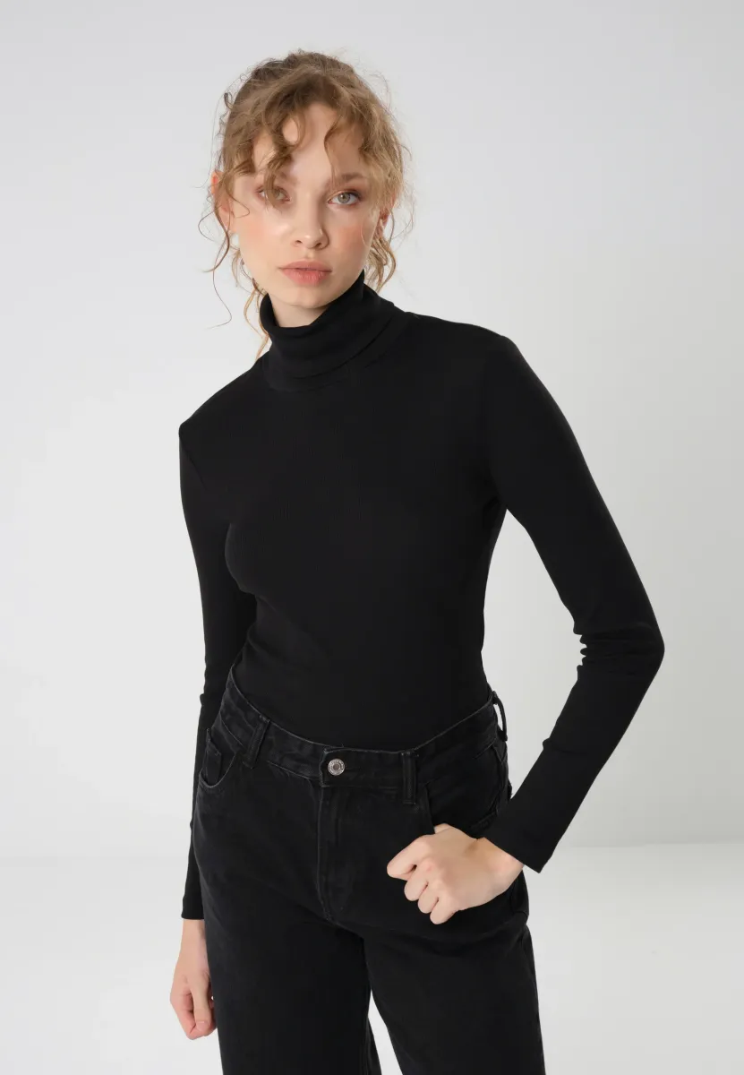 Langarmshirt - black