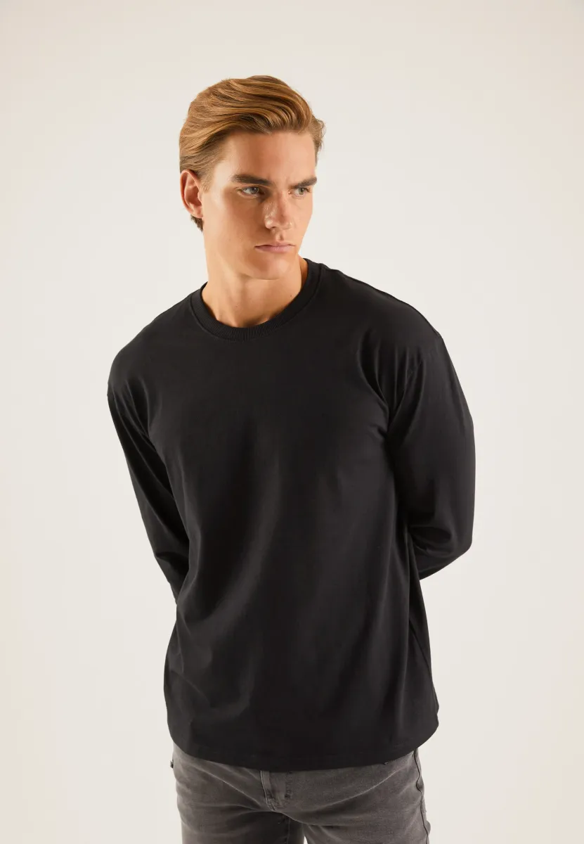 Langarmshirt - black