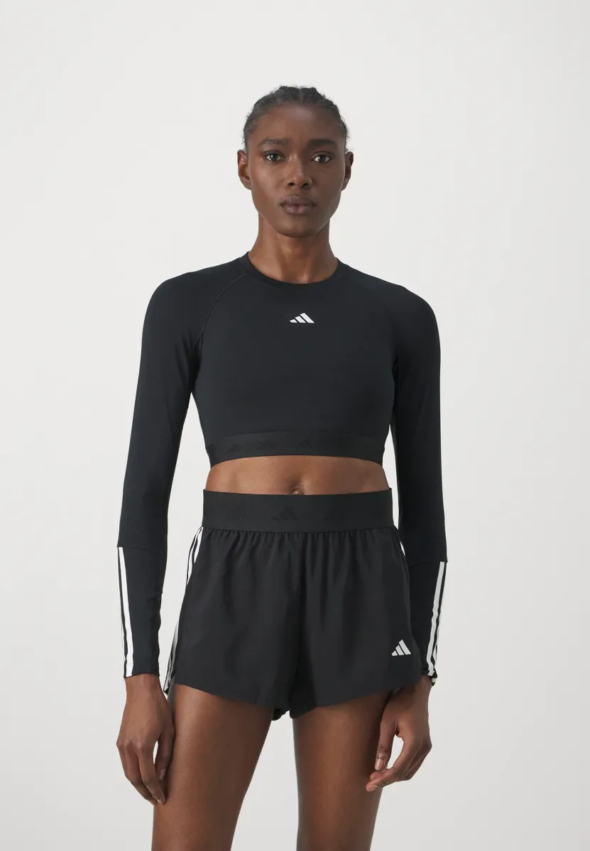 Langarmshirt - black/white