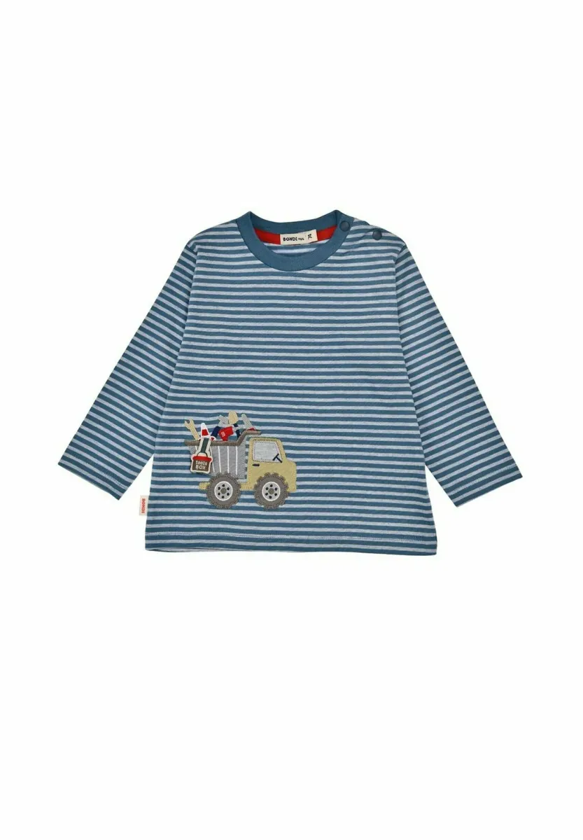 Langarmshirt - blue denim