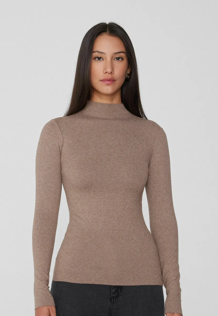 Langarmshirt - brown