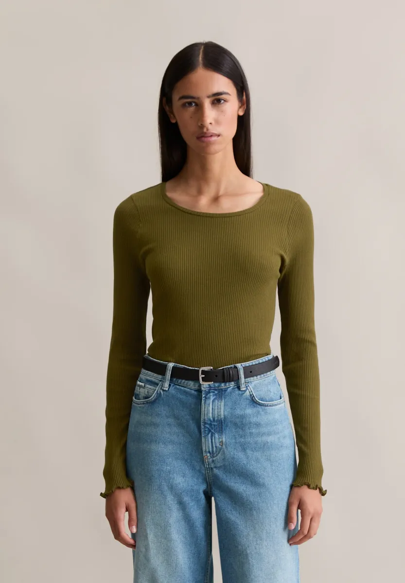 Langarmshirt - burnished logs