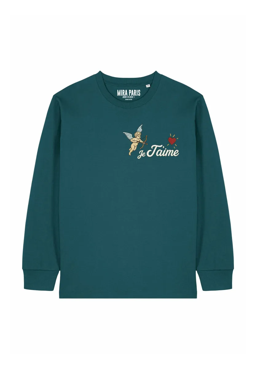 Langarmshirt - dark green