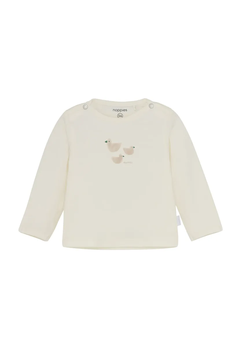 Langarmshirt - egret