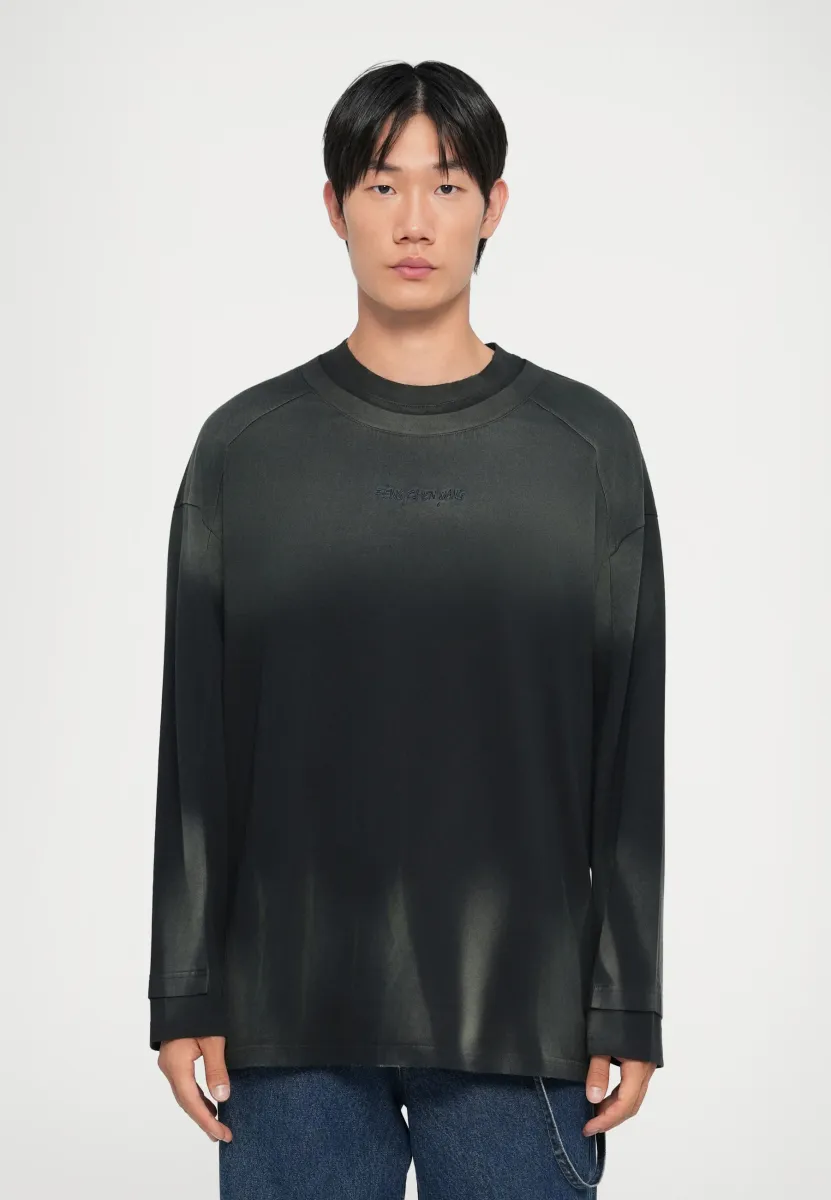 Langarmshirt - gradient navy blue