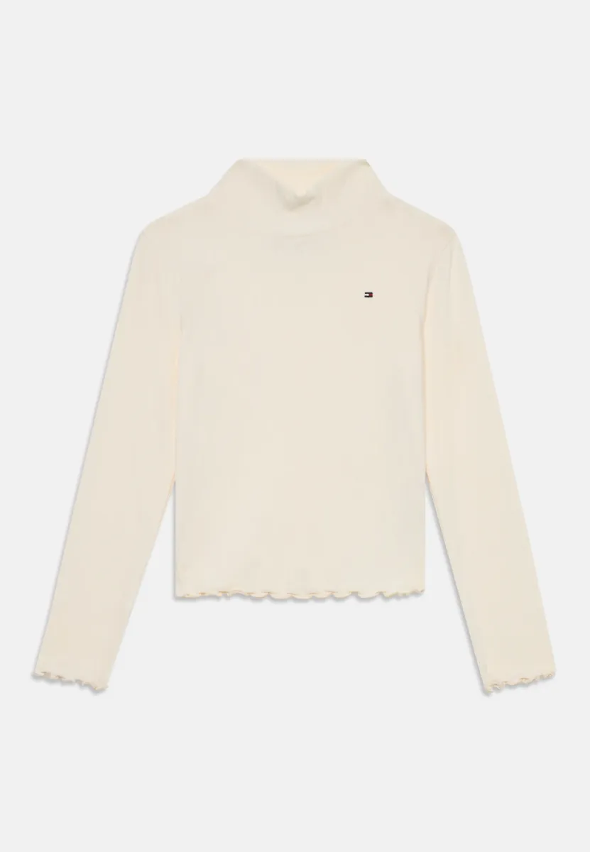 Langarmshirt - ivory silk