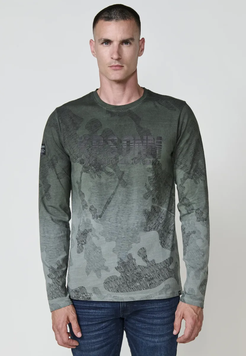 Langarmshirt - kaki khaki