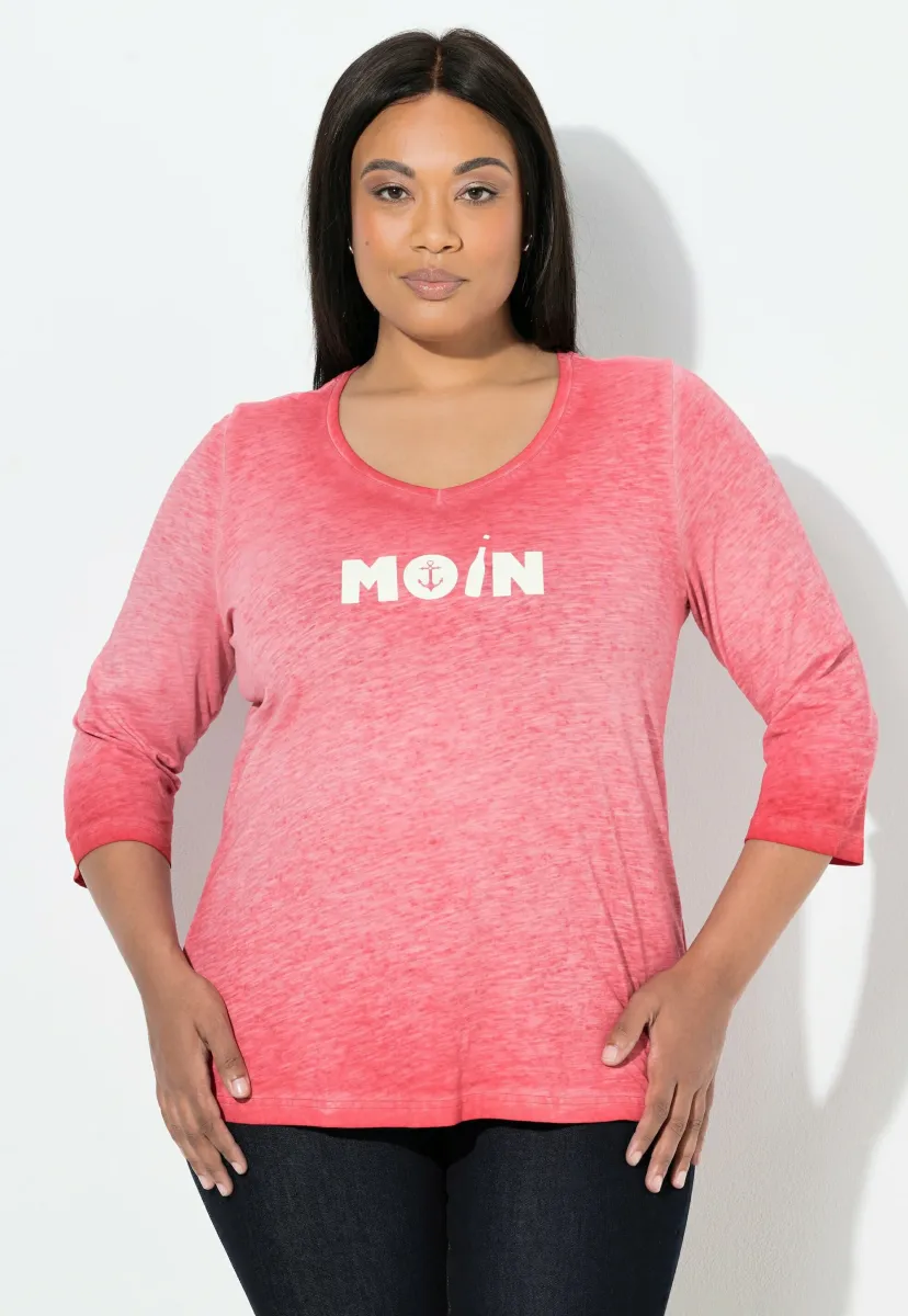 Langarmshirt - lychee