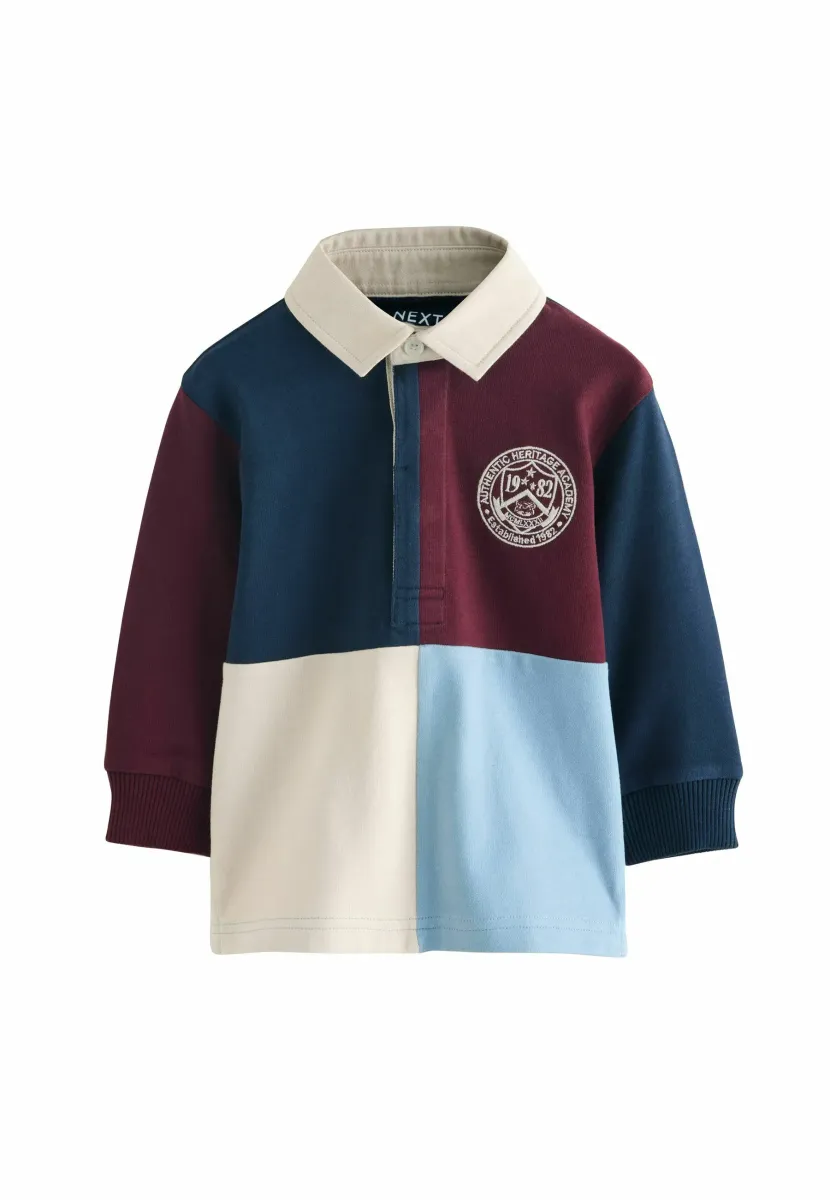 Langarmshirt - navy burgundy