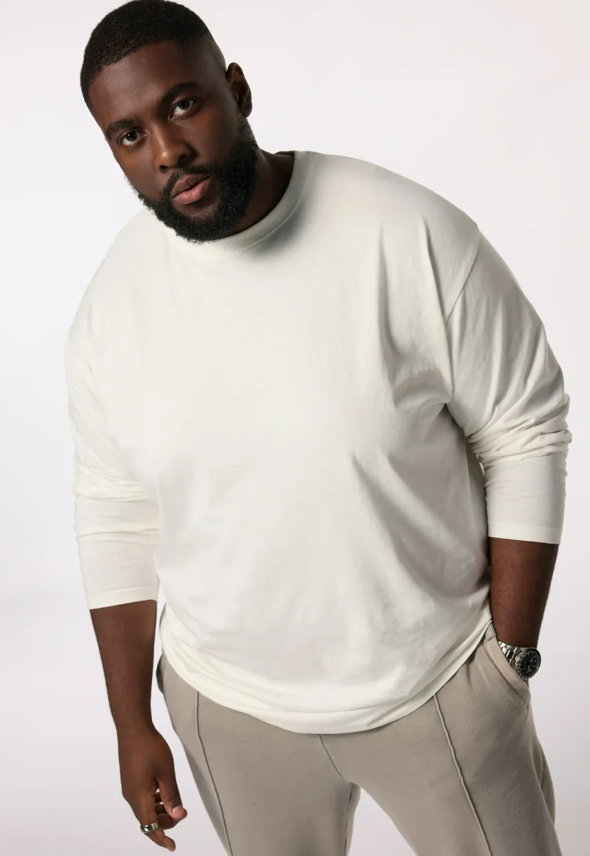 Langarmshirt - off white