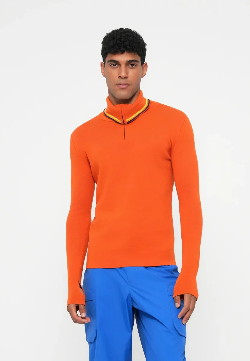 Langarmshirt - orange rusting