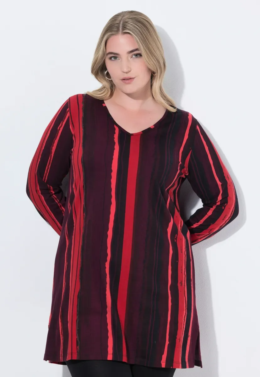 Langarmshirt - ruby red