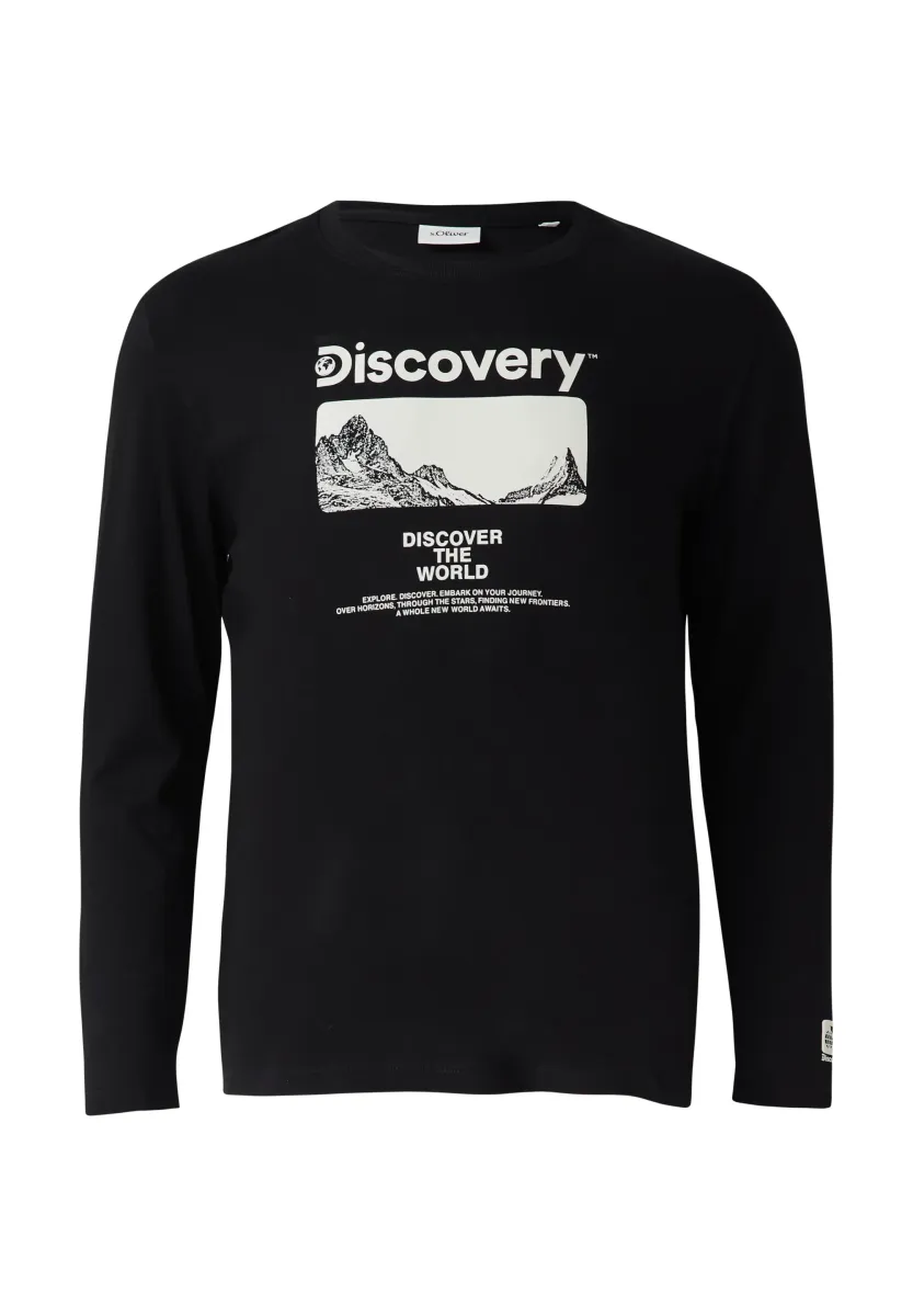 Langarmshirt - schwarz