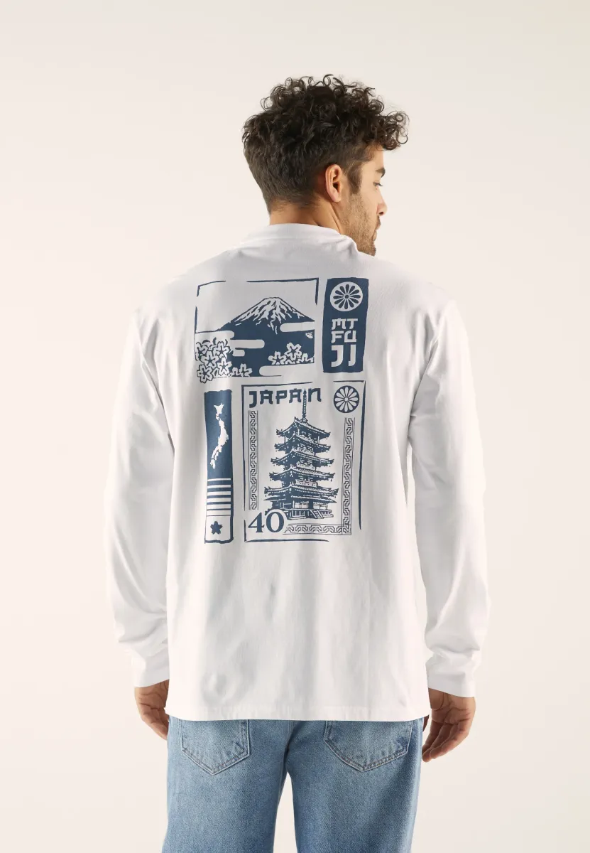 Langarmshirt - white