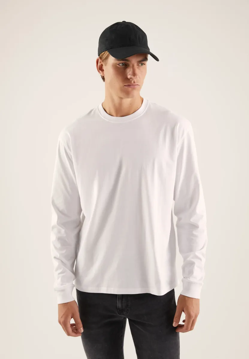 Langarmshirt - white