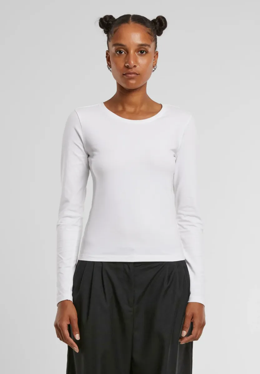 Langarmshirt - white