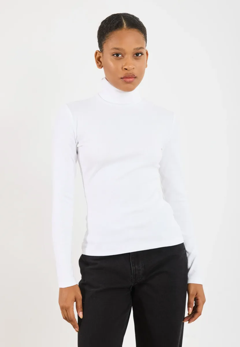 Langarmshirt - white