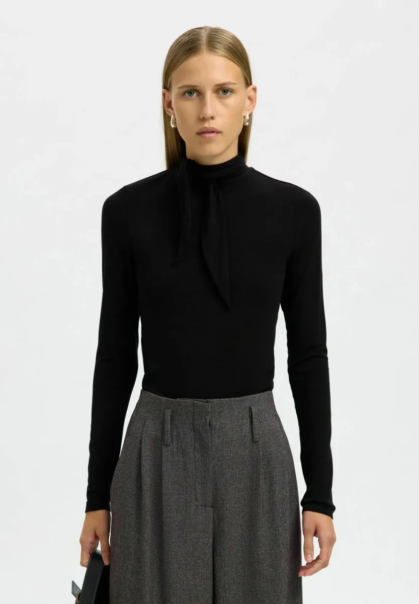 LANGEN ÄRMELN - Langarmshirt - black