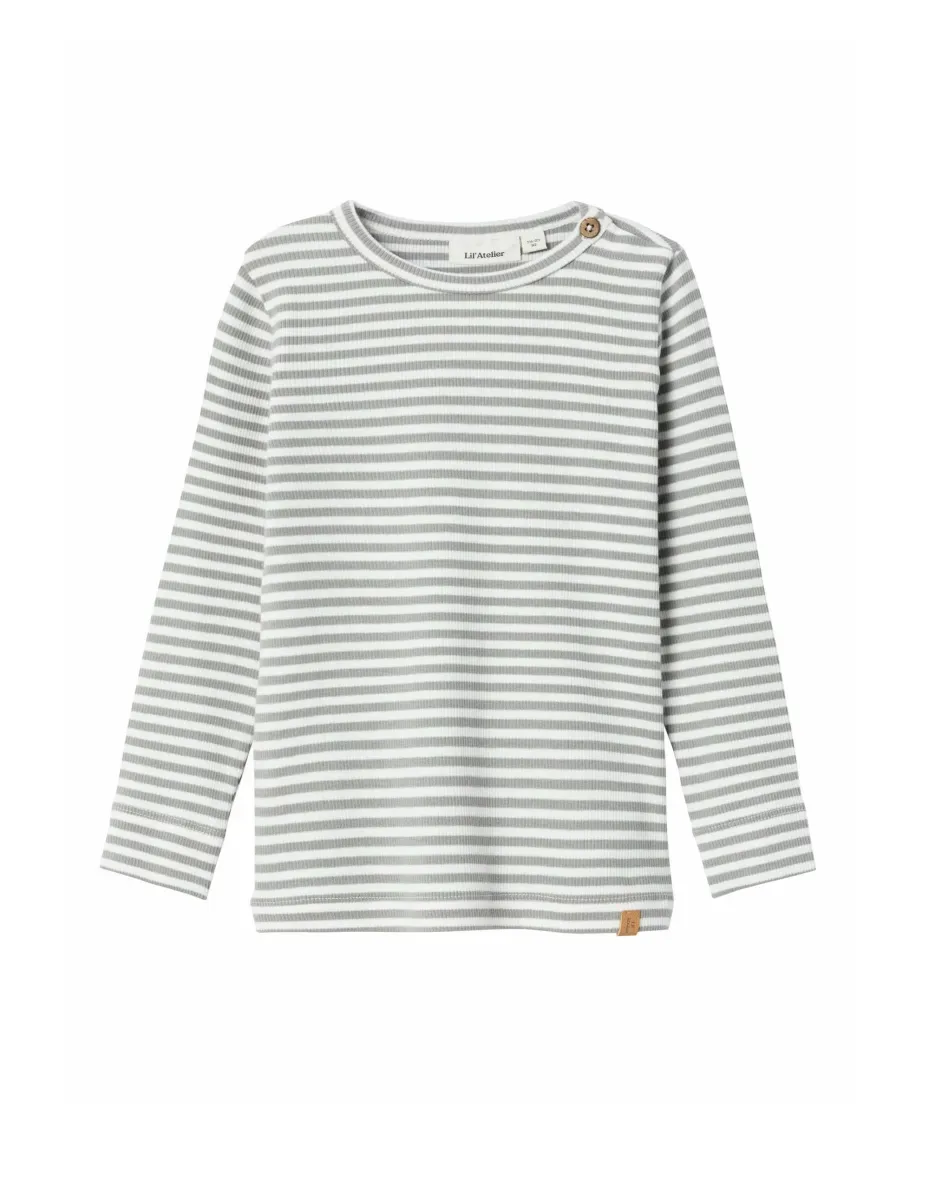 LANGEN ÄRMELN SLIM FIT - Langarmshirt - limestone