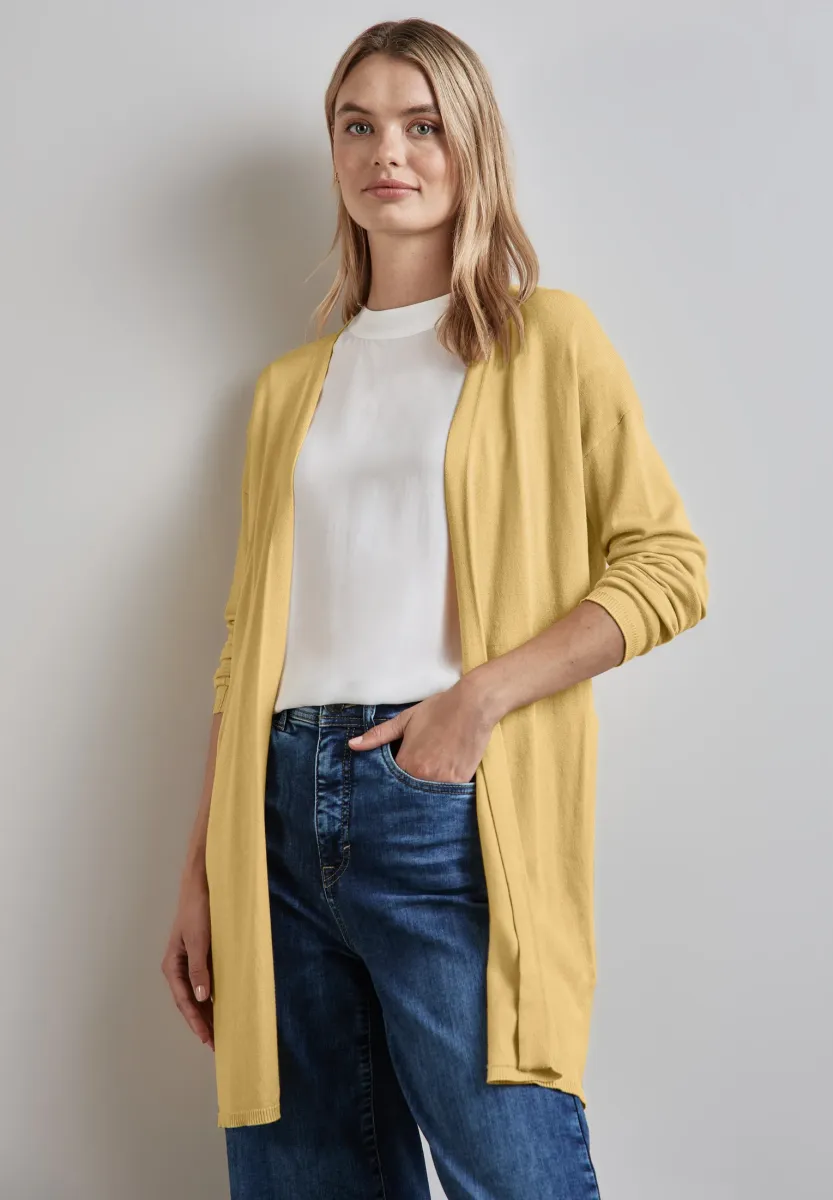 LANGER - Strickjacke - gelb