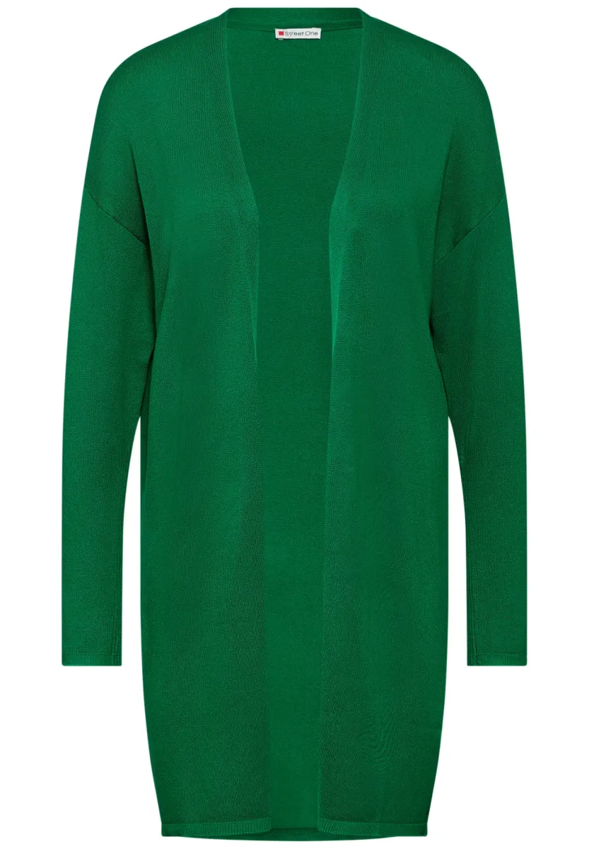 LANGER - Strickjacke - grün