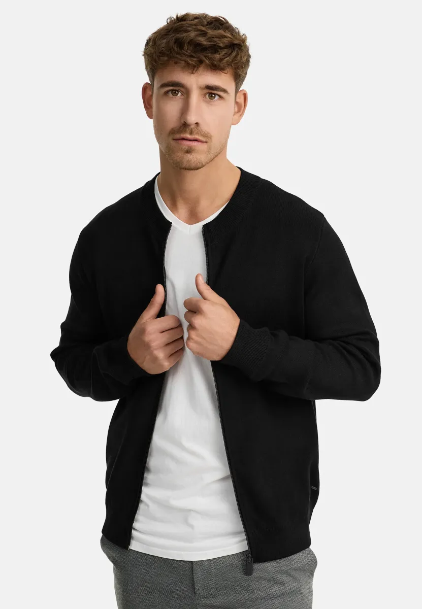LAOS - Strickjacke - black