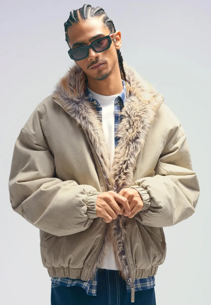 LAPELS - Winterjacke - beige