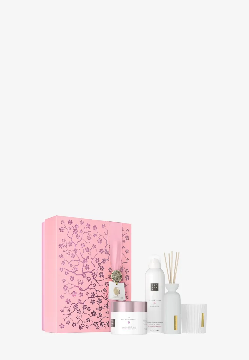 LARGE BATH & BODY GIFT SET - THE RITUAL OF SAKURA - FLORAL - CHERRY BLOSSOM & RICE MILK - Körperpflegeset