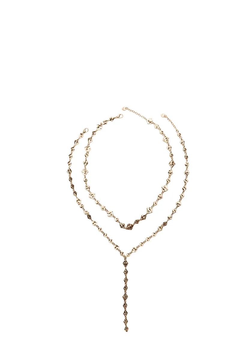 LARIAT 2 PACK - Halskette - gold-coloured