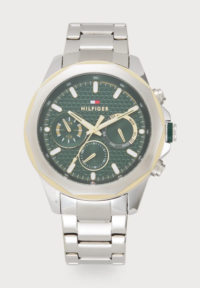LARS - Chronograph - green/silver-coloured
