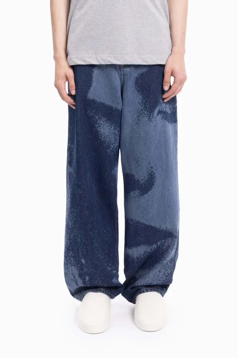 LASER FACE - Jeans Relaxed Fit - blue