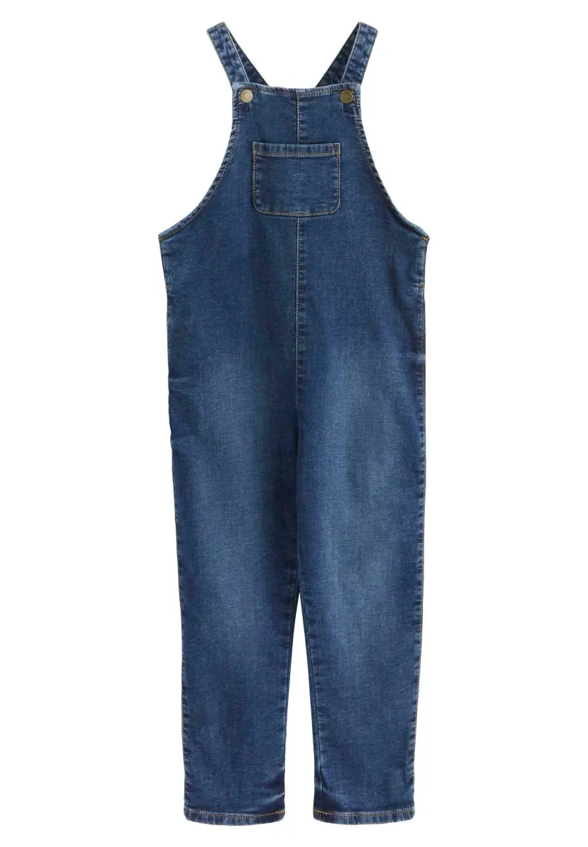 Latzhose - blue denim