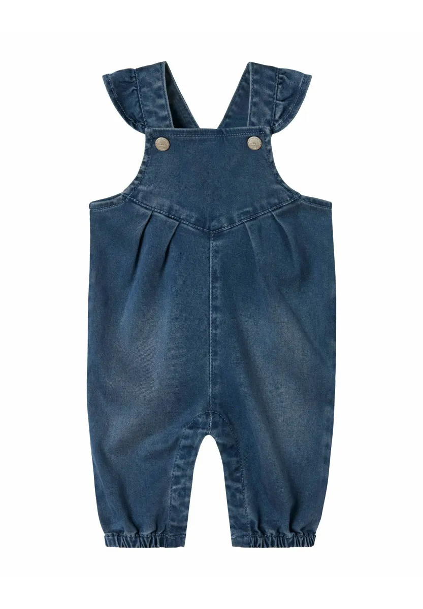 Latzhose - dark blue denim