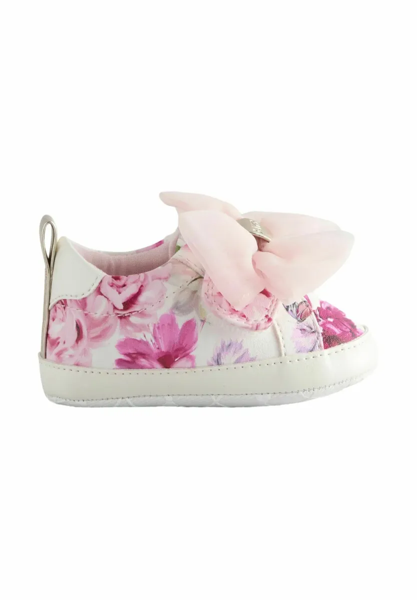 Lauflernschuh - bright pink white