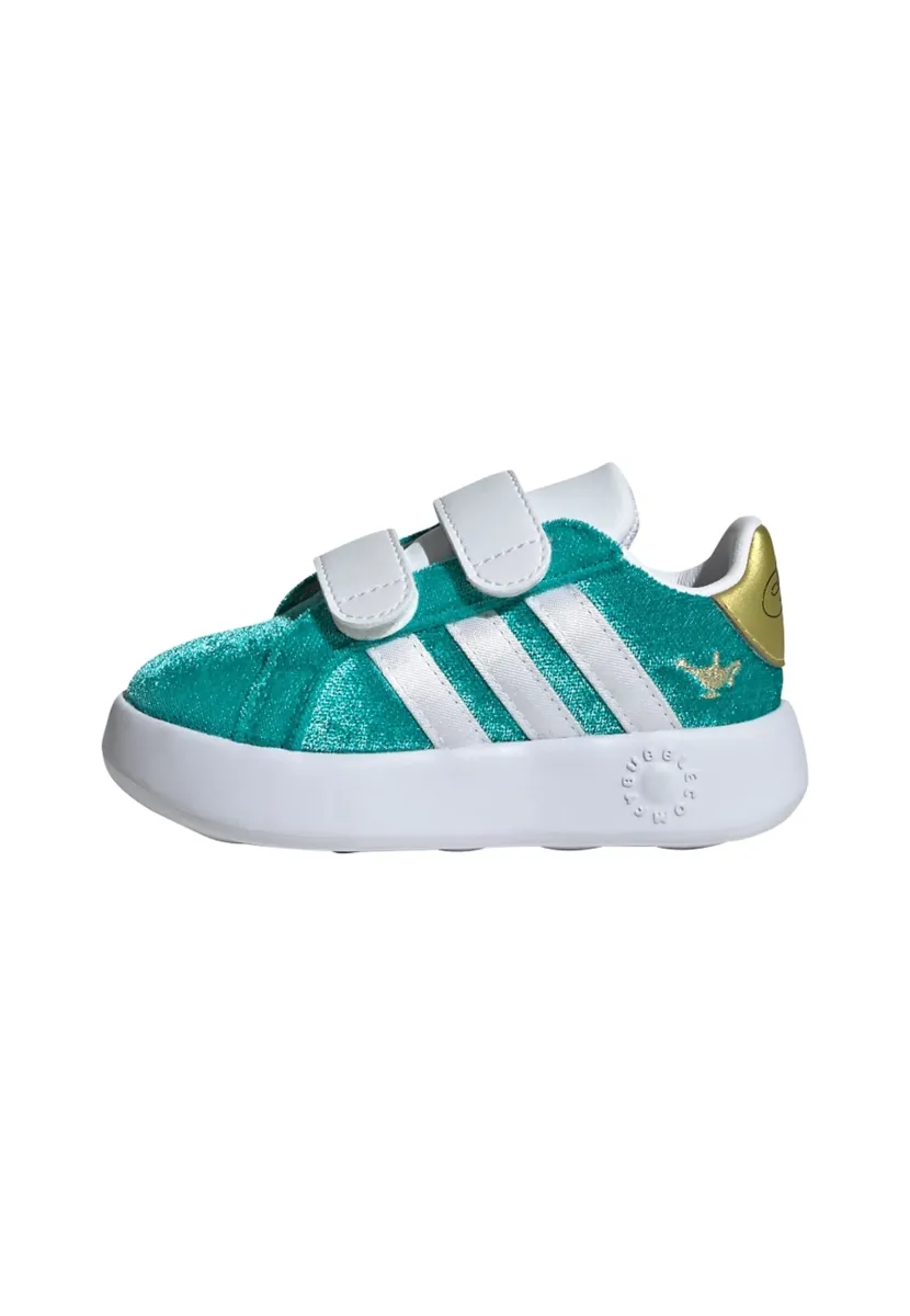 Lauflernschuh - pure teal   cloud white   gold metallic