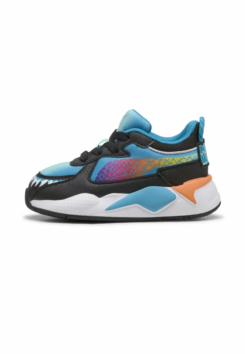 Lauflernschuh - tropical blue-orange glo