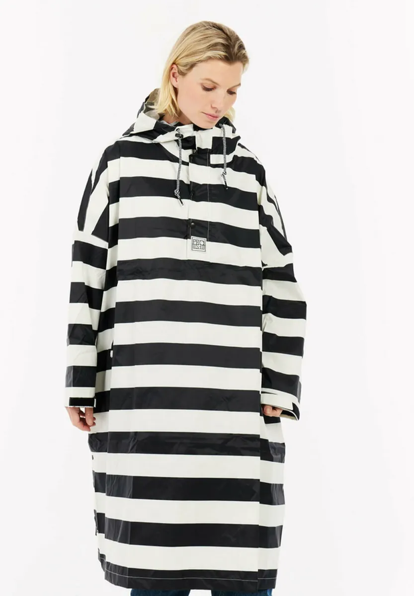 LAUGH RAIN PONCHO - Regenjacke / wasserabweisende Jacke - seashelloffwhite
