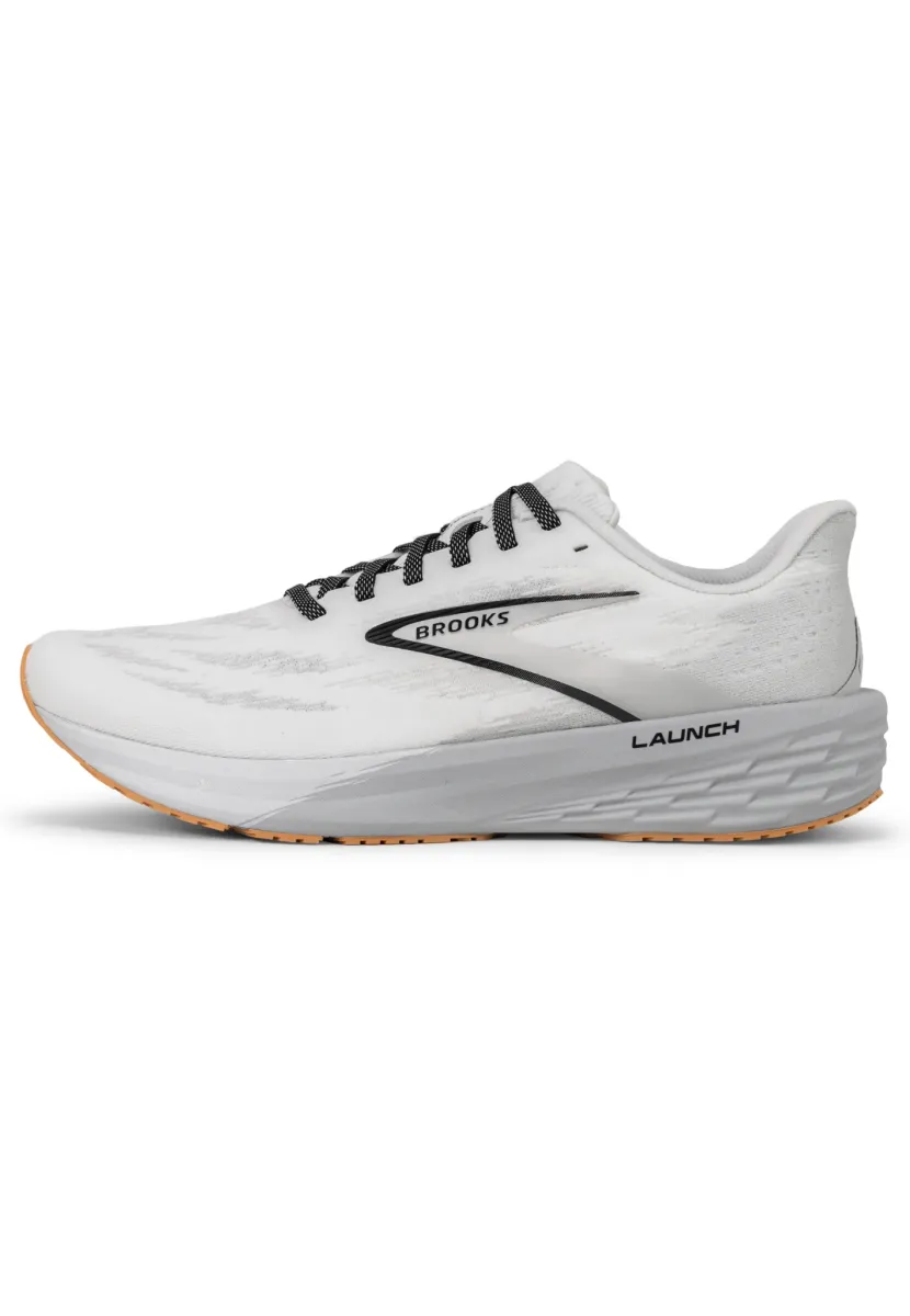 LAUNCH 11 - Laufschuh Straße - white grey black