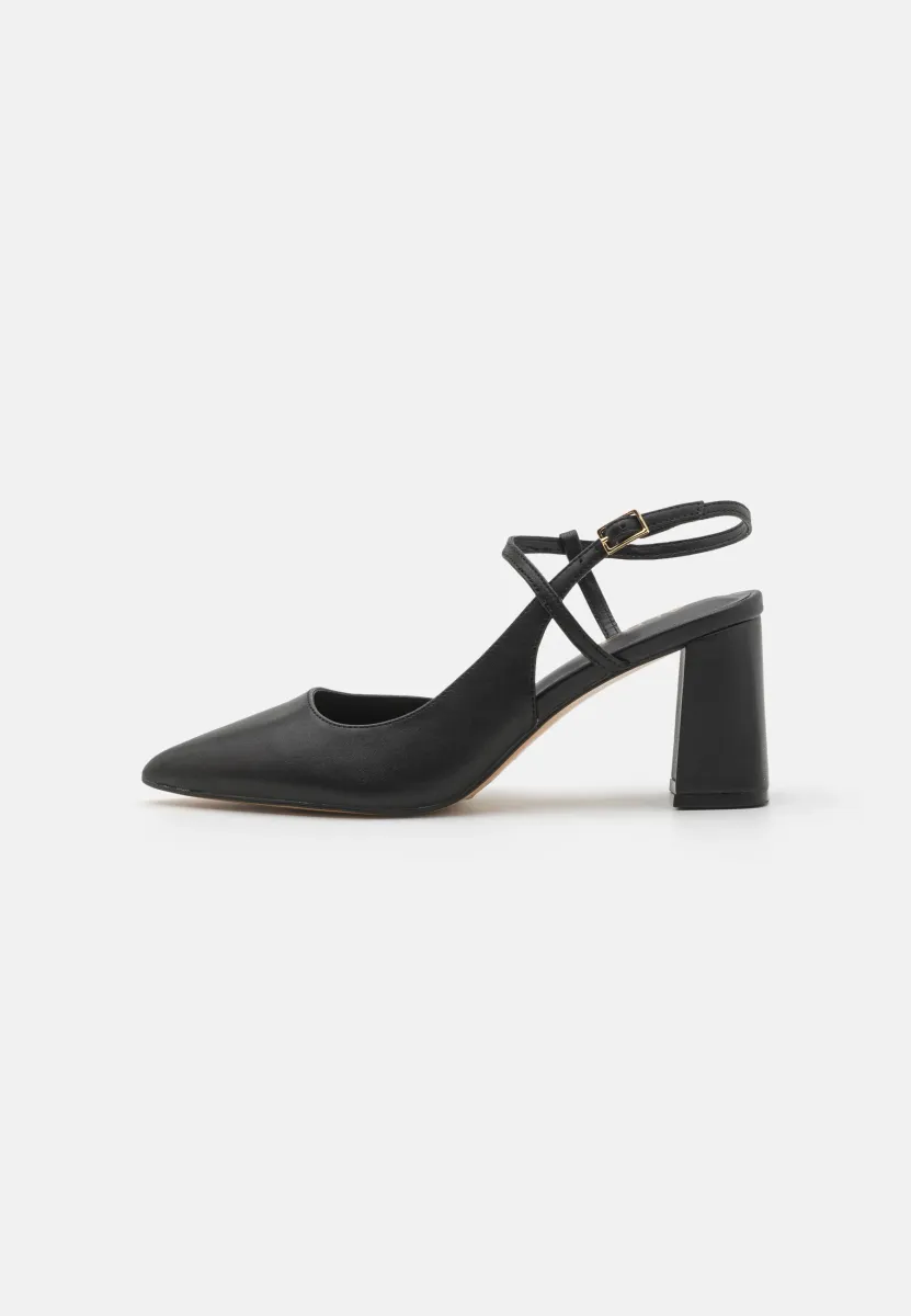 LAURA - Riemensandalette - black
