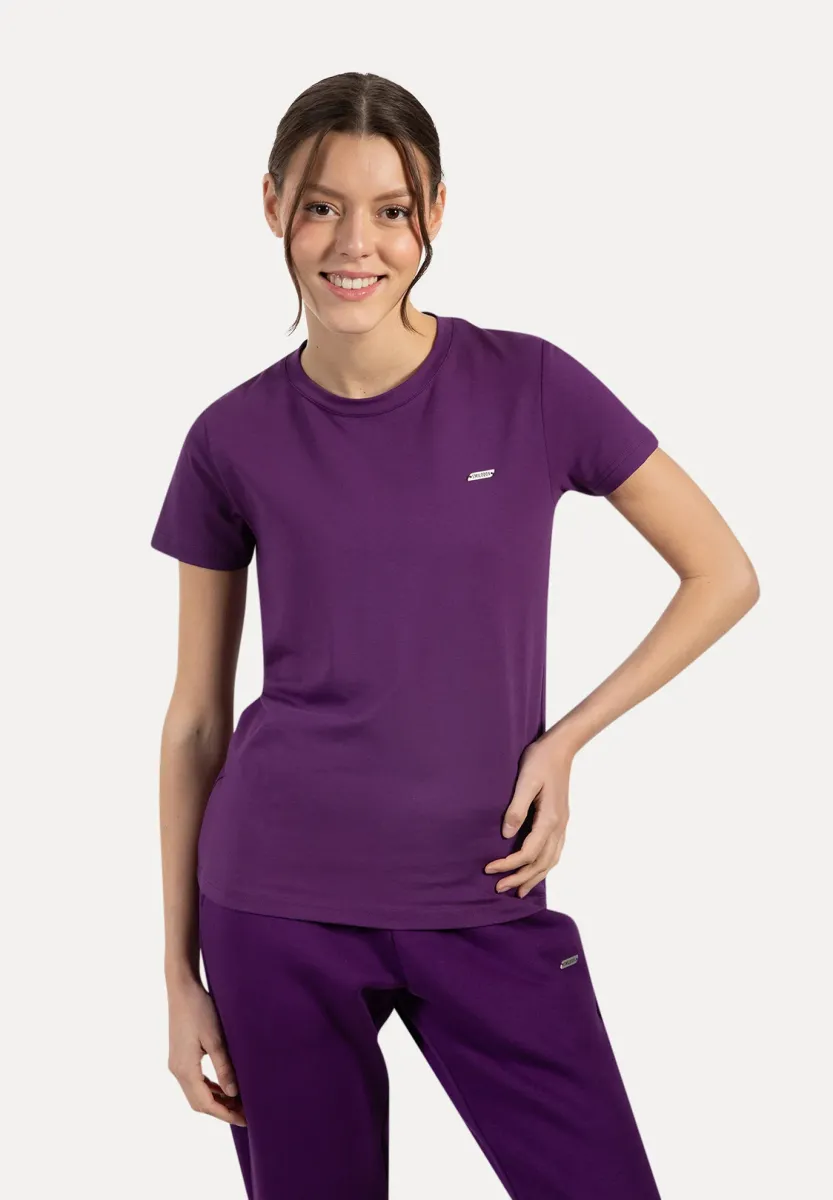 LAURENA - T-Shirt basic - lila