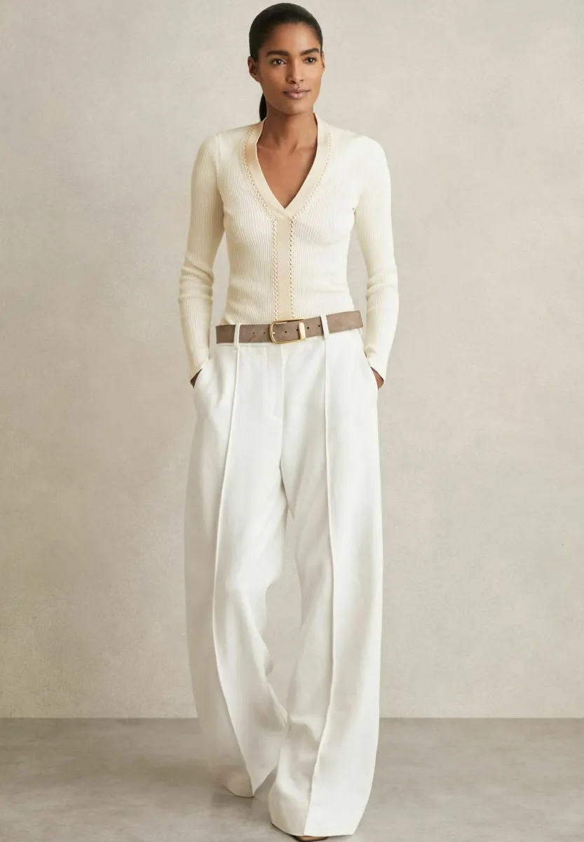 LAURI STITCH  - Strickpullover - ivory