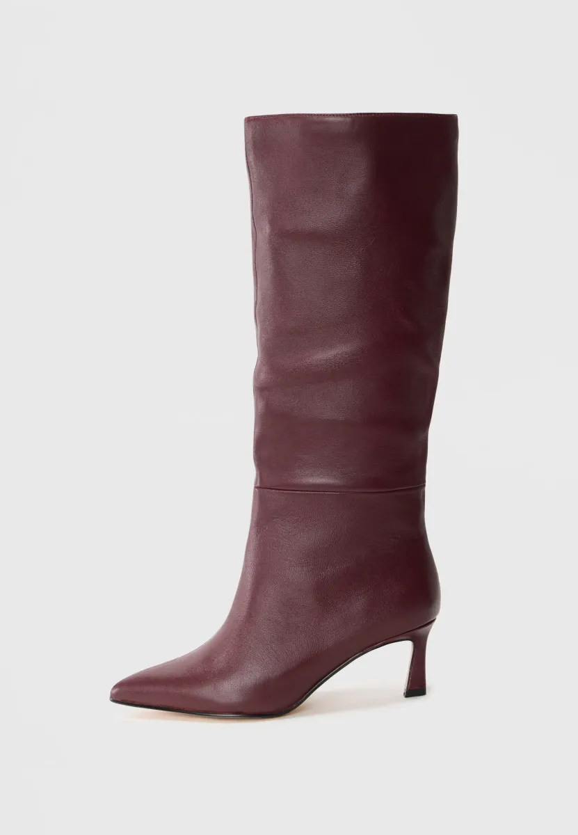 LAVAN - Stiefel - cherry lacquer
