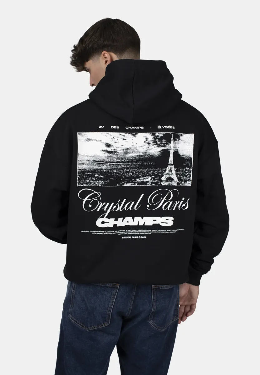 LAVILLE - Kapuzenpullover - black