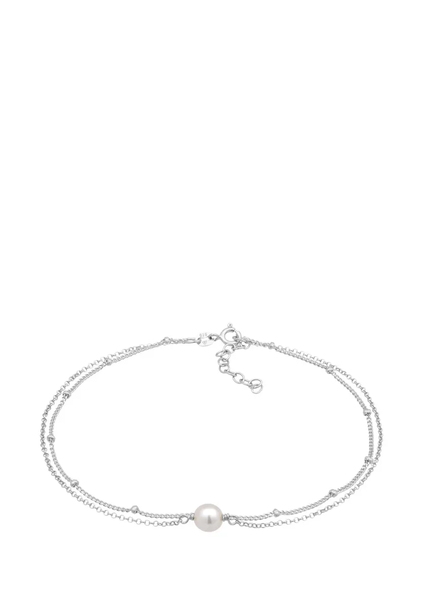 LAYER ANKLET - Fußkettchen - silberfarben